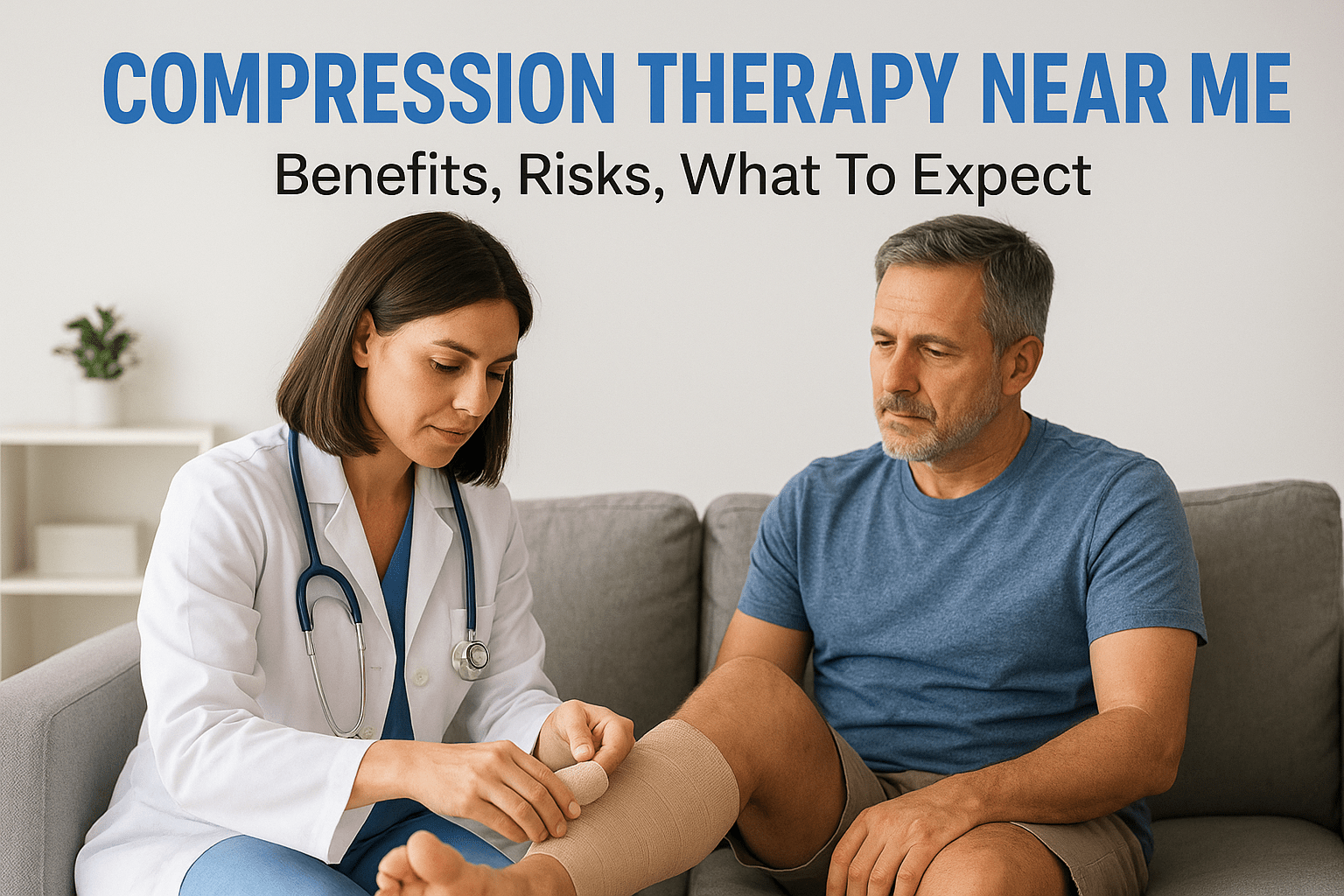 Compression Therapy Near Me: Benefits, Risks, What To Expect
