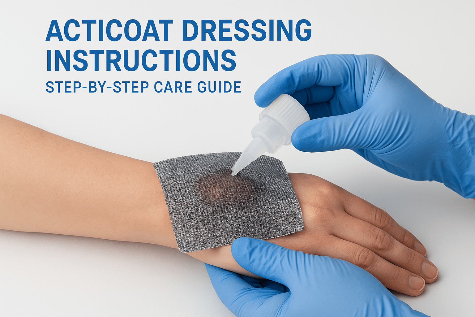 Acticoat Dressing Instructions: Step-By-Step Care Guide