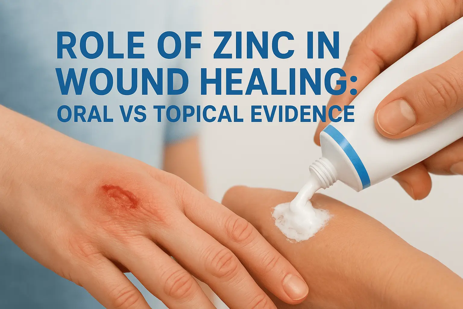 Role Of Zinc In Wound Healing: Oral Vs Topical Evidence