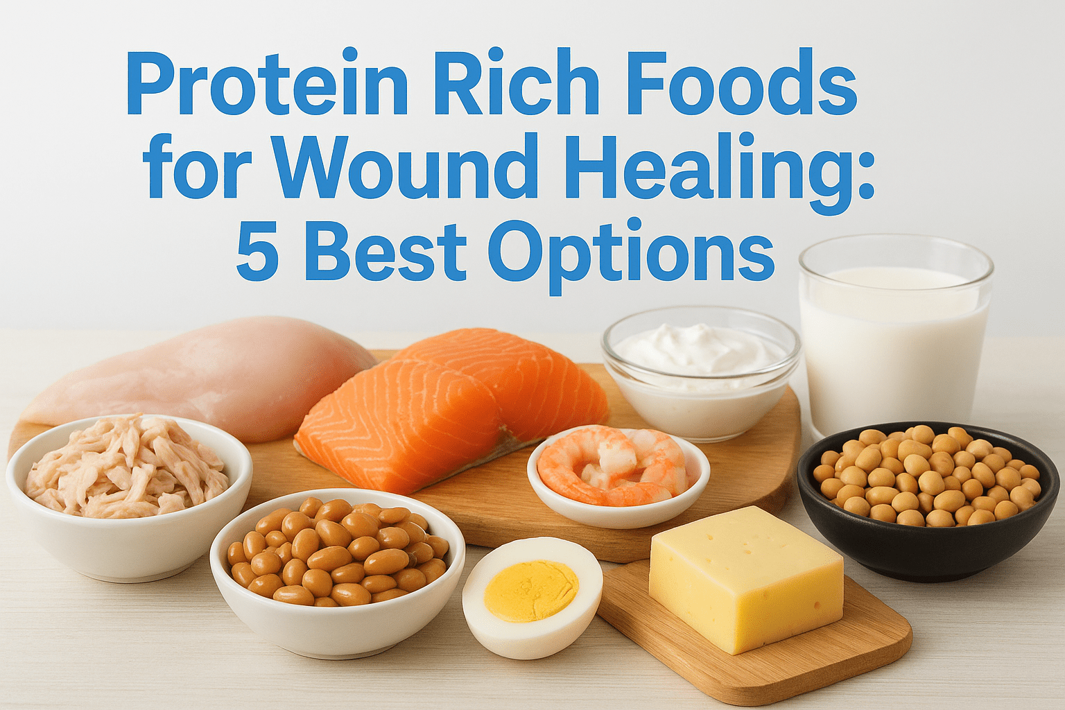 Protein Rich Foods for Wound Healing: 5 Best Options