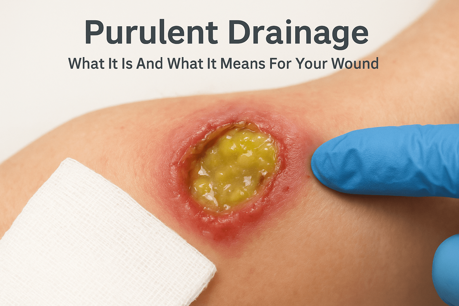 Purulent Drainage: What It Is And What It Means For Your Wound